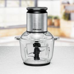 Rommelsbacher MZ 600 hachoir électrique 2 L 600 W Noir, Acier inoxydable (Rommelsbacher Multi Zerkleinerer MZ 60)