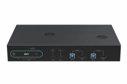 AVer HUB30 Commutateur de matrice de présentation multimédia 150 W (4K BYOM 4x2 USB and HDMI - switch with IA functions and - USB-C power deliver. For small and medium rooms.)