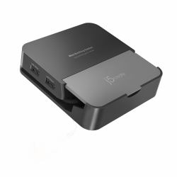 j5create JCD624-N mobile device dock station Mobile computer Black, Grey (J5CREATE OMNI SIDE DOCK SWITCH 2/DECK)