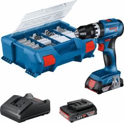 Bosch GSB 18V-45 1900 tr/min Noir, Bleu (Bosch GSB 18V-45 Professional - boreha)
