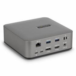 StarTech.com Dock Thunderbolt 5, Double 8K 60Hz, Triple 4K pour Windows, Jusqu'à Double 6K 60Hz pour Mac - Station d'Accueil TB5 et USB4 avec Transfert Max. 120 Gbps, PD 140W, Téléphone 30W, USB...