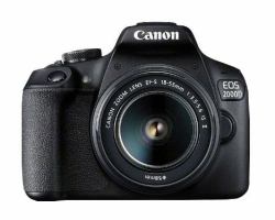 Canon EOS 2000D BK 18-55 IS II EU26 SLR Camera Kit 24.1 MP CMOS 6000 x 4000 pixels Black (Eos 2000D Bk 18-55 Is Ii Eu26 - Slr Camera Kit 24.1 Mp Cmos - 6000 X 4000 Pixels Black - Warranty: 12M)