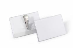 Durable 811119 badge et porte-badges Badge nominatifs PVC 25 pièce[s] (811119 Identity Badge/Badge - Holder Pvc 25 Pc[S] - Warranty: 12M)