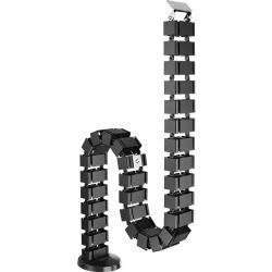 Fellowes 100136871 range-câbles Bureau Manchon de câbles Noir 1 pièce[s] (Fellowes Cable Spine Black)