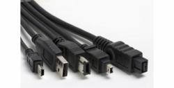 CRU Cable-10 1 m 9-p Black (CRU FireWire Cable; ; Cable-10; IEEE 1394b [FireWire 800] cable; 9P-9P; length 2m; black [2Years warranty])