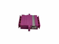 Lanview LVO-SC-CON-OM4 fibre optic connector Female/Female (SC/UPC Female - SC/UPC Female - OM4 Duplex Fibre Adapter - Violet - Warranty: 300M)