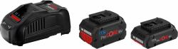 Bosch 1600A0214A Werkzeug-Akku 18 V 8.0 Ah Ensemble de batterie et de chargeur (Bosch ProCORE18V 4.0Ah + ProCORE18V 5.)