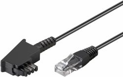 Goobay 51236 câble de téléphone 15 m Noir 