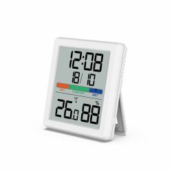 Hama 00185892 environment thermometer Electronic environment thermometer Indoor White (PAROS THERM/HYGROMETER DIGI WHITE)