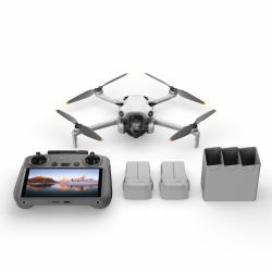 DJI Mini 4 Pro Fly More Combo [RC 2] 4 rotors Quadcoptère 48 MP 3840 x 2160 pixels 2590 mAh Noir, Blanc (Mini 4 Pro Fly More Combo [Rc - 2] 4 Rotors Quadcopter 48 Mp - 3840 X 2160 Pixels 2590 Mah ...