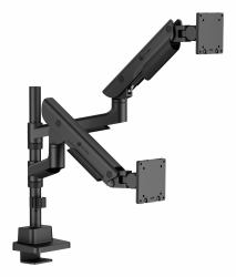 ICY BOX IB-MS702-T support d'écran plat pour bureau 144,8 cm [57"] Noir 