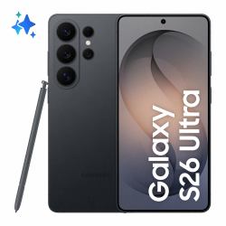 Samsung Galaxy S26 Ultra 17.5 cm [6.9"] Dual SIM Android 16.0 5G USB Type-C 12 GB 512 GB 5000 mAh Black (Samsung SM-S948B Galaxy S26 Ultra Dual Sim 12+512GB black)