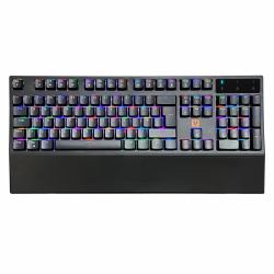 vida MECHA MECHANICAL RGB KEYBOARD clavier Gaming USB QWERTY Anglais britannique Noir 