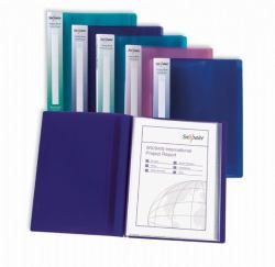 Snopake 14103 protège-documents de présentation 24 pochettes A3 (Snopake Display Book 24 pocket / 48 sides to view A3 Electra Assorted- 5 Books)
