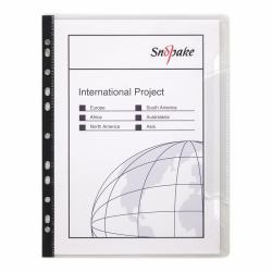 Snopake TabFile RingBinder Wallet A4 Clear- 5 Files