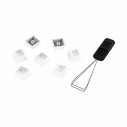 HyperX Full key Set Keycaps - PBT [White] (HX WHT KCPS PBT FULL KEY SET 2 - Warranty: 3M)