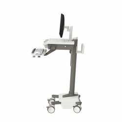 Ergotron Mosaic LCD Riser Cart, Non-powered 19.5 kg White, Grey 63.5 cm [25"] (MOSAIC LCD CART - TIER 3 STD 3X3X2)