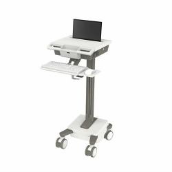Ergotron Mosaic Laptop Cart, Non-powered 19.5 kg White, Grey 43.2 cm [17"] (MOSAIC LAPTOP CART - TIER 3 STD 1X2X3)