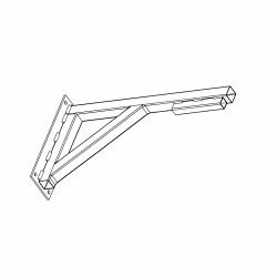 Da-Lite 10800157 accessoire d'écran de projection Équerre de fixation (Projecta Accessories for mounting: Wall)