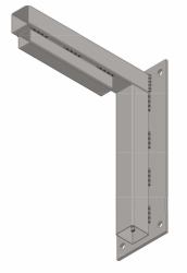 Da-Lite 10800140 accessoire d'écran de projection Équerre de fixation (Projecta Accessories for mounting: Set W)
