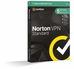 Norton VPN Standard - 1 User / 5 Devices / 12 Months Gestion de la sécurité Commercial 1 licenc...