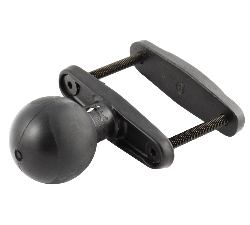 RAM Mounts RAM-D-247U-3 pièce et accessoire pour supports (Clamp Base Ball 3 Max - Square Post Clamp Base for - Posts up to 3" Wide, 521.63 g - Warranty: 1188M)