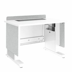 Middle Atlantic Products FML-42AD8WS-UK pupitre Gris, Blanc 65,8 kg (FM LECTERN 4227 HTADJ D8 LW UK)