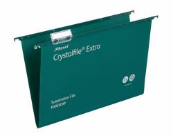 Rexel 70628 dossier suspendu Vert, Vert, Vert, Vert, Vert, Vert (Rexel Crystalfileâ¢ Extra Foolscap Suspension File Green [25])