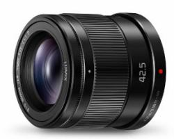 Panasonic H-HS043E MILC Téléobjectif Noir (H-HS043E-K - High Speed F1.7 Mid-Telephoto Focal Length Lens - Black)
