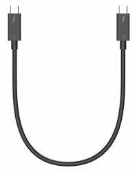 Prokord T3CC-08 Thunderbolt cable 0.8 m 40 Gbit/s Black (Prokord Thunderbolt 3 Certified 0.8m.)