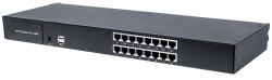 Intellinet 507899 commutateur écran, clavier et souris Noir 