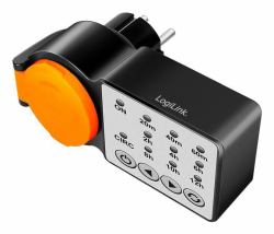 Electrical Timer Black, - Orange Daily/Weekly Timer - Warranty: 12M