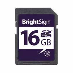 BrightSign 16GB SDHC Class 10 16 Go MLC Classe 10 
