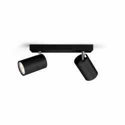 Philips myLiving 5059230PN Spot d'éclairage de surface GU10 LED (Philips Myliving Kosipo - Ceiling/Wall Spotlight 2X - Warranty: 12M)