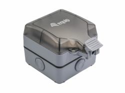 Equip 125452 accessoire pour les modules Keystone Boîtier de distribution (Outdoor 1-Port Keystone Jack - Surface Mount Box - Warranty: 12M)