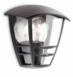 Philips myGarden Applique murale Creek 60 W E27 Sans ampoule (Philips Mygarden Creek Wall - Light 60W E27 No-Bulb - Warranty: 12M)
