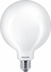 Philips Ampoule dépolie à filament 100W G120 E27 (Philips Filament Bulb Frosted - 100W G120 E27 - Warranty: 12M)
