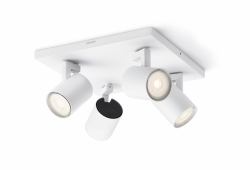 Philips myLiving Spot plafond/mur Runner 4 x (Philips Myliving 5309431P0 - Surfaced Lighting Spot Gu10 - Led 14 W F - Warranty: 12M)