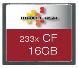 MaxFlash Compact Flash Card 16 GB 16 Go CompactFlash 