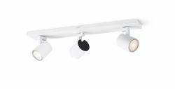Philips myLiving Spot plafond/mur Runner 3 x (Living 5309331P0 Recessed - Lighting Spot Gu10 Led 10.5 W - F - Warranty: 12M)