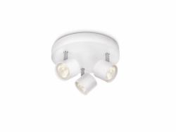 Philips Dimmable LED Spot plafond/mur Star 3 x (Philips Dimmable Led Star - Ceiling/Wall Spotlight 3X - 16.5W - Warranty: 12M)
