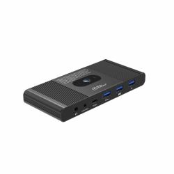 Microconnect HDMI & USB-C KVM Switch 2-Port commutateur écran, clavier et souris 