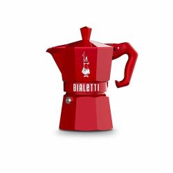 Bialetti Moka Exclusive Cafetière à moka Rouge (Bialetti MOKA EXCLUSIVE 3TZ red)