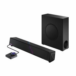 ASUS ROG Gjallar Noir 2.1.2 canaux (ASUS ROG Gjallar RGB Multimedia Gaming Soundbar with 5G Wireless Subwoofer - 90YH0460-BAEA00)