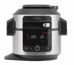 Ninja OL550EU appareil multi-cuissons 6 L 1460 W Noir, Acier inoxydable (Ninja Foodi 11-in-1 Multikocher 6 Liter OL550EU)