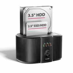 Axagon ADSA-SC Station d'accueil de disques de stockage USB 3.2 Gen 1 [3.1 Gen 1] Type-C Noir (Axagon ADSA-SC USB-C 5Gbps docking sta)
