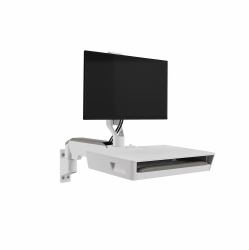 Ergotron 45-727-251 All-in-One PC/workstation mount/stand 10.7 kg White 68.6 cm [27"] (CAREFIT COMBO ARM COMPACT WITH - WORKSURFACE)