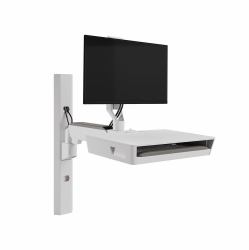 Ergotron 45-721-251 All-in-One PC/workstation mount/stand 10.7 kg White 68.6 cm [27"] (CAREFIT COMBO SYSTEM WITH - COMPACT WORKSURFACE)