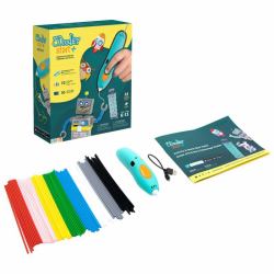3Doodler Start Plus stylo 3D 0,77 mm Turquoise, Jaune (3Doodler MINT 3D Stift Start+ Essential Pen Set ab 6 Jahren)