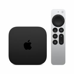 Apple TV 4K Noir, Argent 4K Ultra HD 128 Go Wifi Ethernet/LAN (Apple TV 4K 128GB 4th Gen. black)